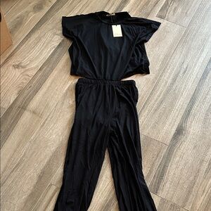 Elan Classic Black Jumpsuit size small NWT